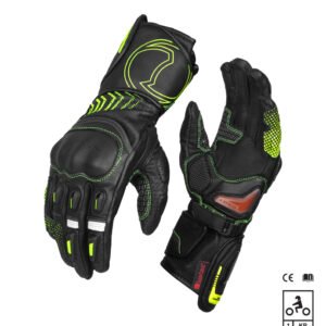 ADVENTO PRO GLOVES - Hi-Viz Green Black