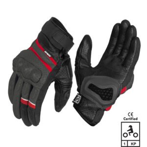AIR GT GLOVES - Grey Red