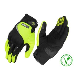 HELIUM GT GLOVES - Black Hi-Viz Green