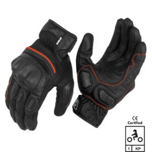 TORNADO PRO 3 GLOVES - Black Orange