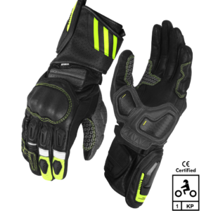 STORM EVO 3 GLOVES - Hi-Viz Green Black